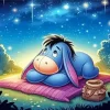 Sad Eeyore Character Diamond Painting