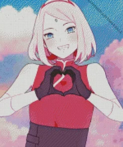 Sakura Haruno Diamond Painting