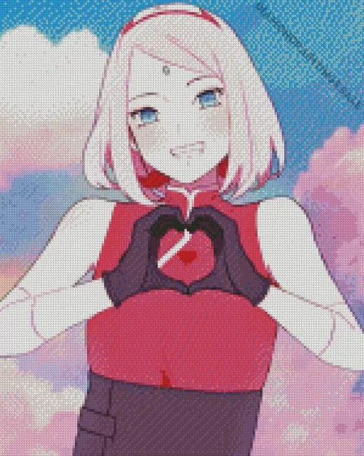 Sakura Haruno Diamond Painting