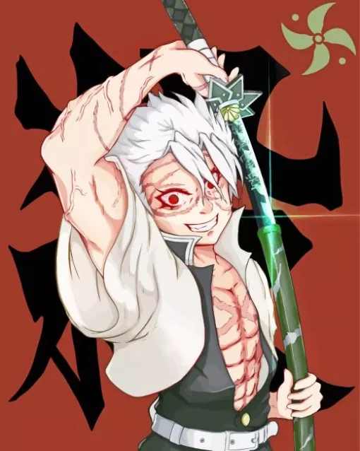 Sanemi Shinazugawa Diamond Painting