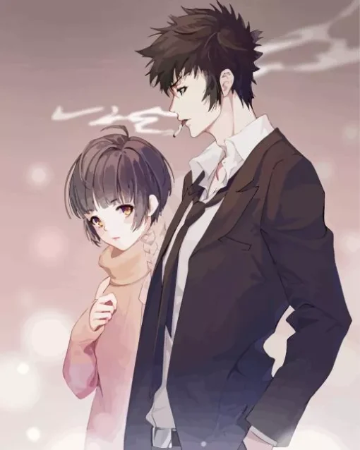 Shinya Kogami And Akane Diamond Painting