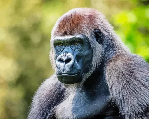 Silverback Gorilla Diamond Painting