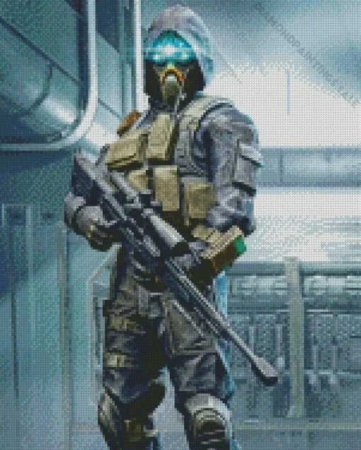 Sniper Soldier Diamond Painting
