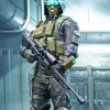 Sniper Soldier Diamond Painting