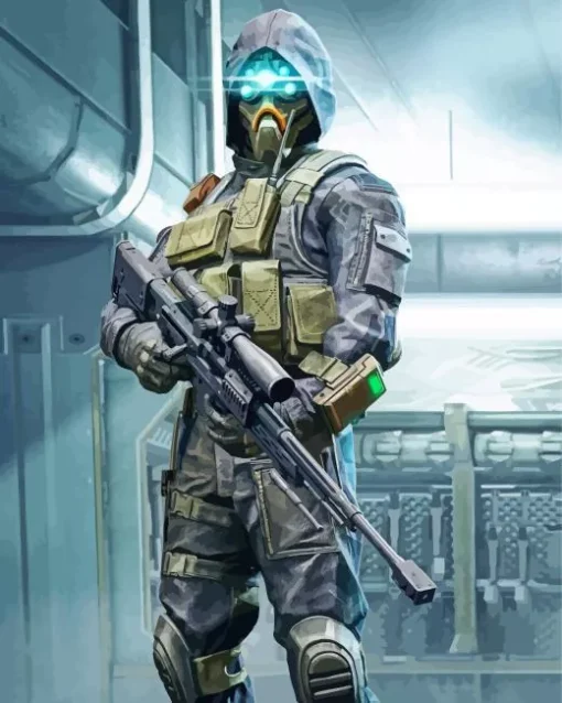 Sniper Soldier Diamond Painting