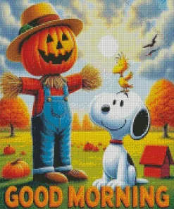 Snoopy Fall Diamond Painting