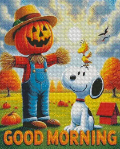 Snoopy Fall Diamond Painting