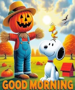 Snoopy Fall Diamond Painting