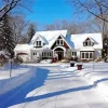 Snow House Diamond Painting