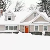 Snow On A Roof Diamond Painting