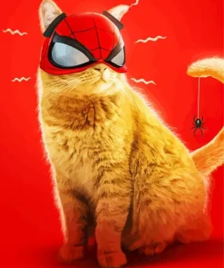 Spider Cat Diamond Painting