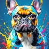 Splash French Bulldog Diamond Painting