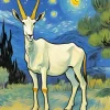 Starry Night Oryx Diamond Painting