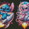 Stitch And Angel In Space Diamond Painting