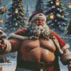 Strong Fat Santa Diamond Painting