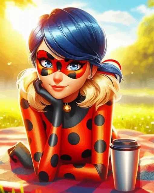 Stylish Miraculous Ladybug Diamond Painting
