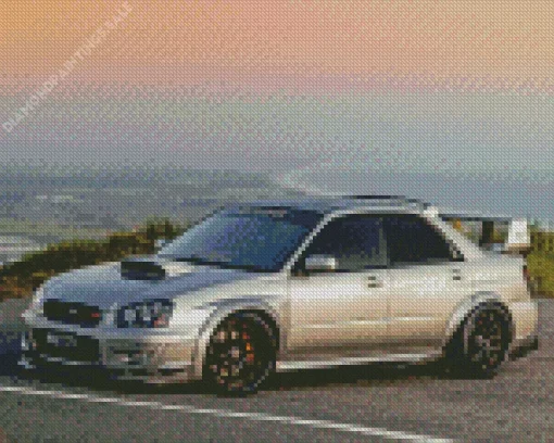Subaru WRX Car Diamond Painting