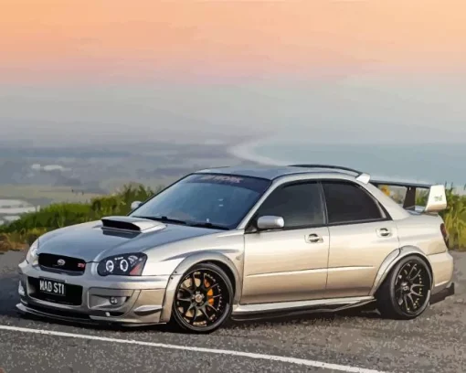 Subaru WRX Car Diamond Painting