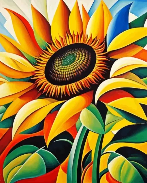 Sunflower Pop Art Diamond Painting