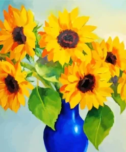Sunflowers In A Vase Diamond Painting