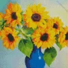 Sunflowers In A Vase Diamond Painting