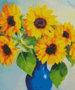 Sunflowers In A Vase Diamond Painting