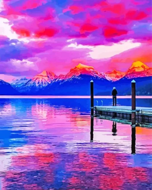 Sunset Clouds Diamond Painting