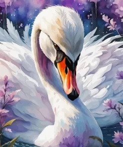 Swan Bird Diamond Painting