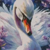 Swan Bird Diamond Painting