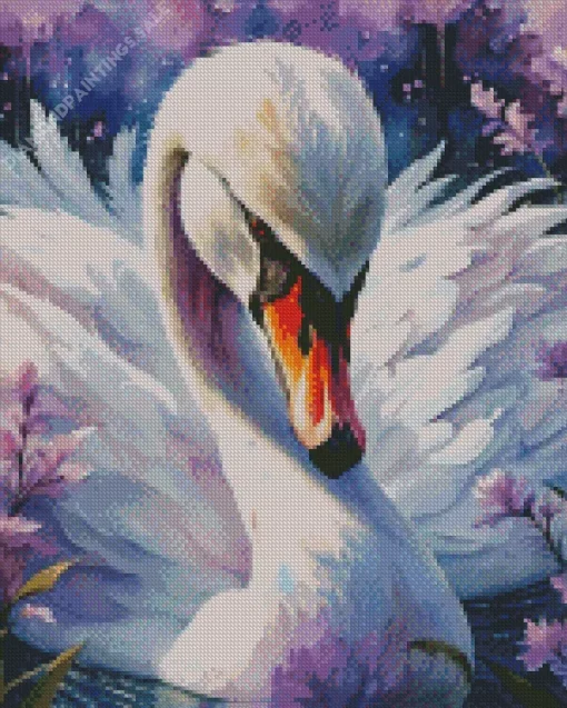Swan Bird Diamond Painting