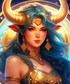 Taurus Girl Diamond Painting