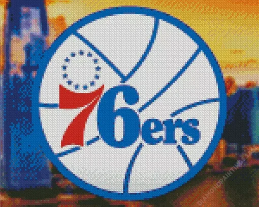 The 76ers Logo Diamond Painting