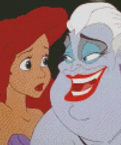 The Little Mermaid Ursula Diamond Painting