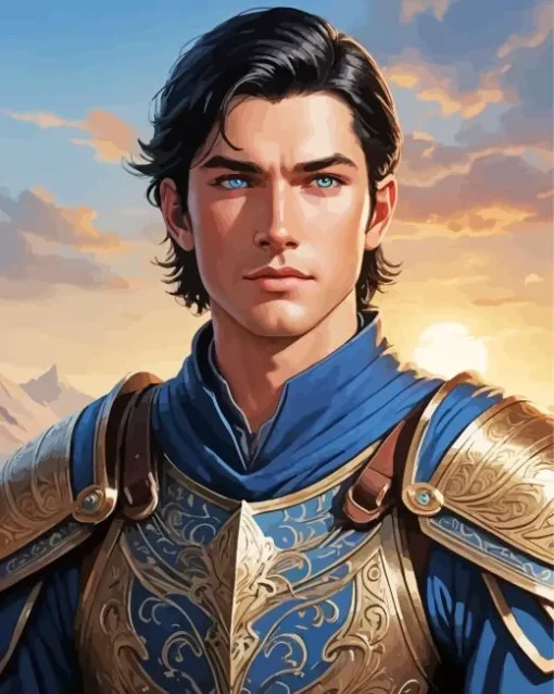Warrior Boy Diamond Painting