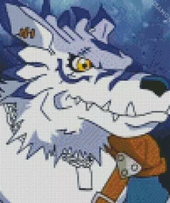 Weregarurumon Diamond Painting