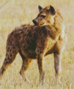 White Hyena Diamond Painting
