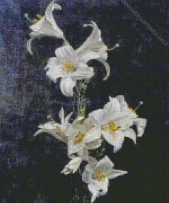 White Lilies By Henri Fantin Latour Diamond Painting