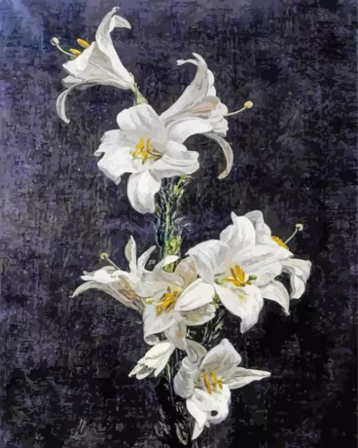 White Lilies By Henri Fantin Latour Diamond Painting