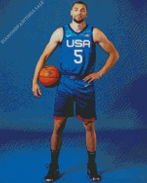 Zach Lavine Diamond Painting