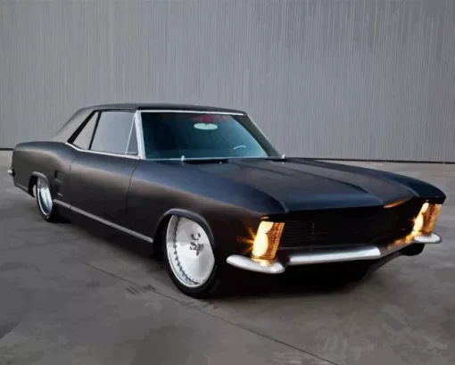 Black Matt 63 Riviera Car Diamond Painting