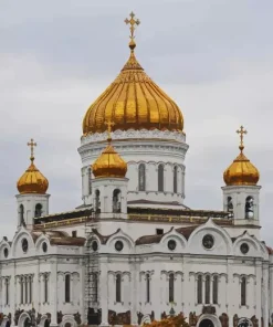 Cathedral of Christ the Saviour In Moscow Diamond Painting