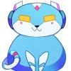 Cute Blue Lion Voltron Art Diamond Painting