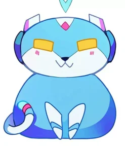 Cute Blue Lion Voltron Art Diamond Painting
