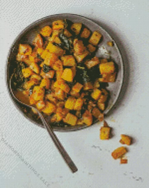 Daikon Curry Plate Diamond Painting