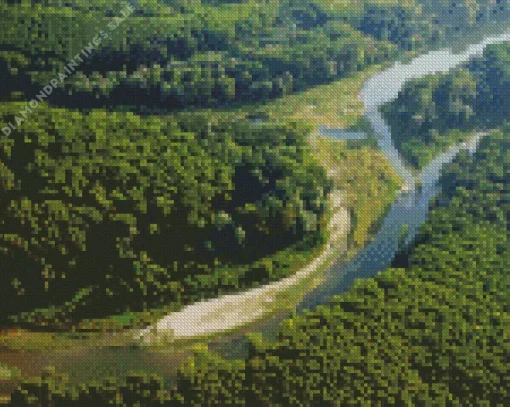 Danube River in Europe Diamond Painting