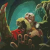 Deep Rock Character Screaming Diamond Painting