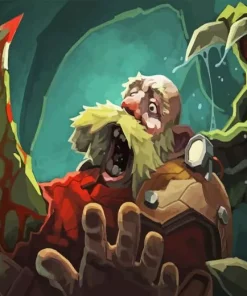 Deep Rock Character Screaming Diamond Painting