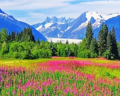 Juneau Landscape Diamond Painting