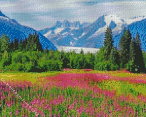 Juneau Landscape Diamond Painting