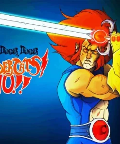 Lionel The ThunderCats Poster Diamond Painting